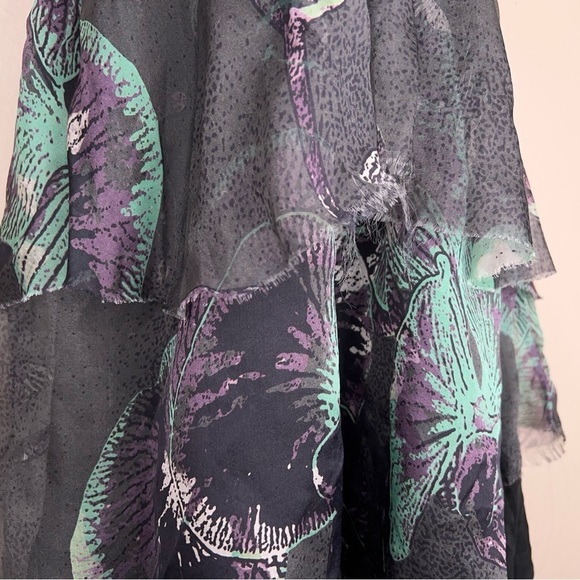 New XS Objects Without Meaning Dress Halter Style  Boho Sleeveless Layered - Picture 15 of 15